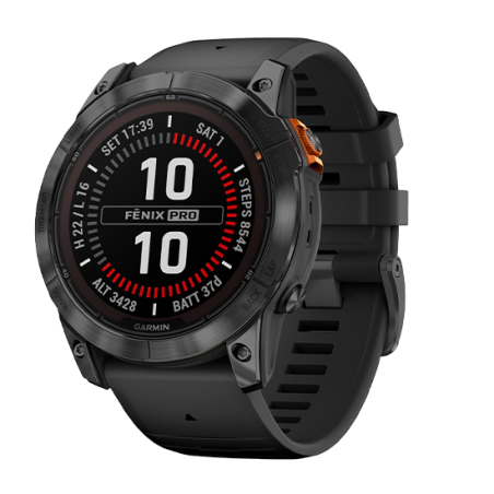 Watch Garmin Fenix 7X Pro Solar GPS 51mm Graphite Band - Slate Grey