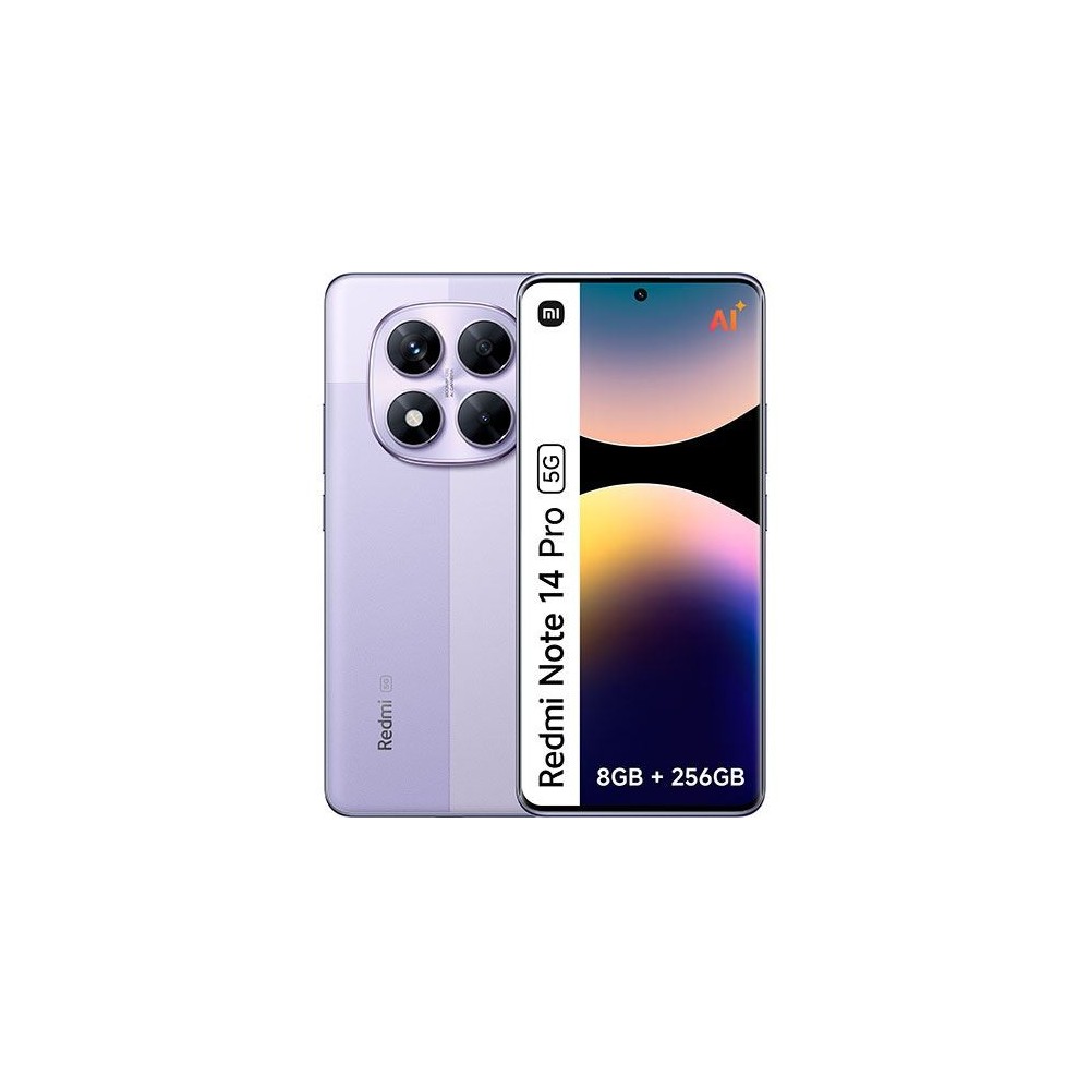 Xiaomi Redmi Note 14 Pro 5G Dual Sim 8GB RAM 256GB - Lavender Purple