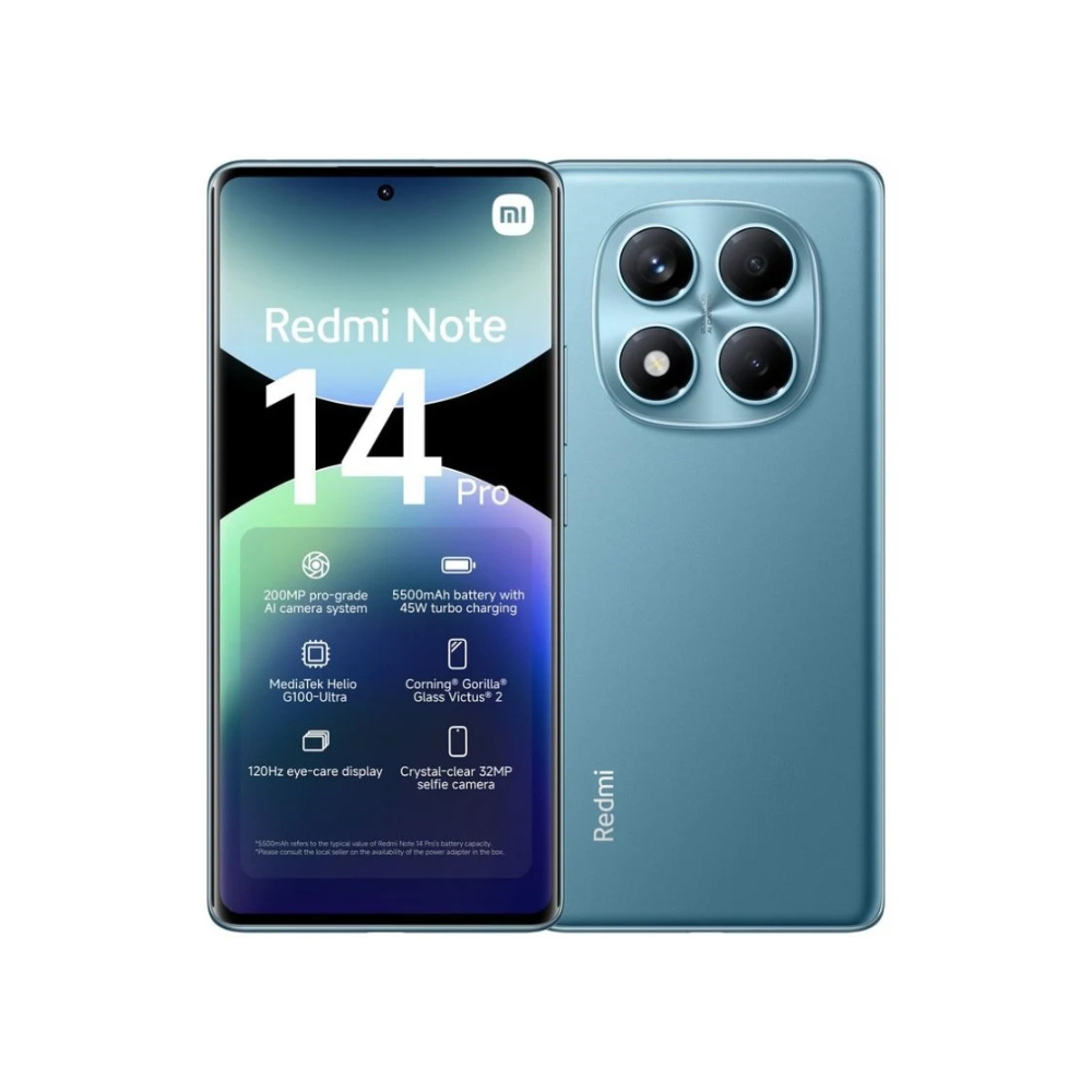 Xiaomi Redmi Note 14 Pro 4G Dual Sim 12GB RAM 512GB - Ocean Blue